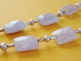 Chalcedony necklace sterling silver