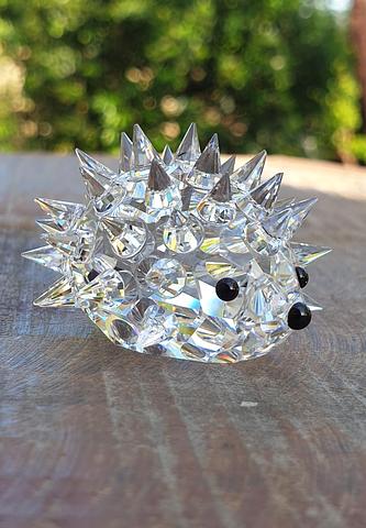 Swarovski Crystal Hedgehog/ Porcupine. With Box