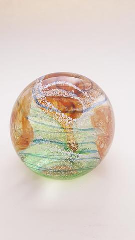 Impressive Caithness Scotland Art Glass Paperweight