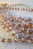 Vintage Necklace of 5 Strands of Swarovski Crystal
