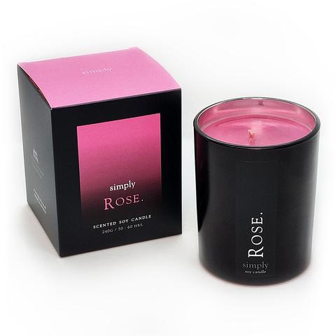 Rose Simply Soy Jar Candle