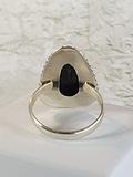 Dramatic Sterling Silver Pietersite Statement Ring Size 11 One-of-a-kind