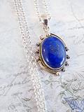 Sterling Silver Lapis Lazuli One-of-a-kind Pendant