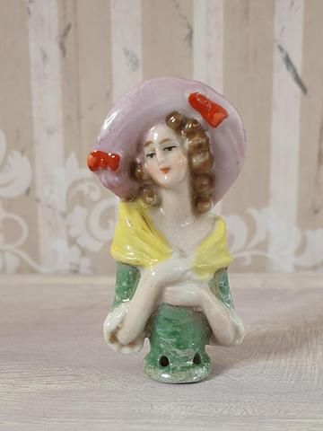 German Porcelain Half Doll