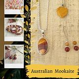 Outstanding Australian Mookaite Pendant with Heavy Sterling Silver Chain