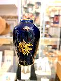 Vintage Limoges Cobalt Blue & Gold Miniature Vase