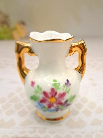 Vintage Limoges Miniature Hand Painted Vase