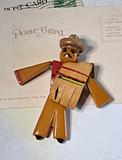 Rare Articulated Bakelite Brooch Mexican Man in Traditional Dress