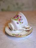 Vintage Miniature Royal Albert Flower of the Month Cup & Saucer