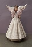 Lladro Porcelain "Angelic Cymbalist" Figurine